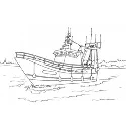 着色页: 船/船 (运输) #137483 - 免费可打印着色页