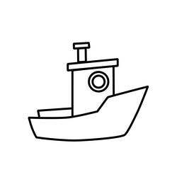 着色页: 船/船 (运输) #137494 - 免费可打印着色页