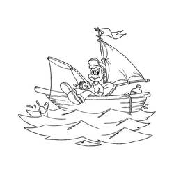 着色页: 船/船 (运输) #137503 - 免费可打印着色页