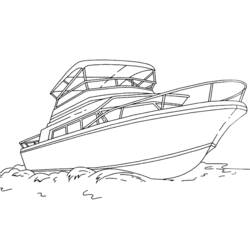 着色页: 船/船 (运输) #137510 - 免费可打印着色页