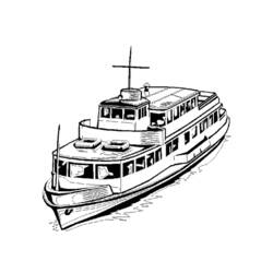 着色页: 船/船 (运输) #137519 - 免费可打印着色页