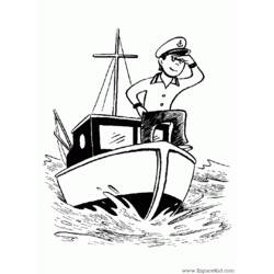 着色页: 船/船 (运输) #137552 - 免费可打印着色页