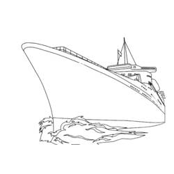 着色页: 船/船 (运输) #137559 - 免费可打印着色页