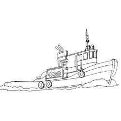 着色页: 船/船 (运输) #137569 - 免费可打印着色页