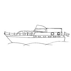着色页: 船/船 (运输) #137572 - 免费可打印着色页