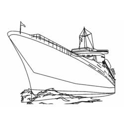 着色页: 船/船 (运输) #137601 - 免费可打印着色页