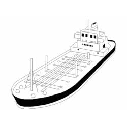 着色页: 船/船 (运输) #137618 - 免费可打印着色页