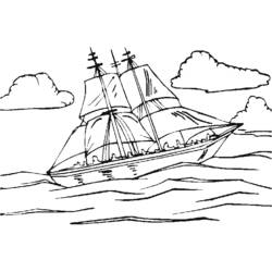 着色页: 船/船 (运输) #137648 - 免费可打印着色页
