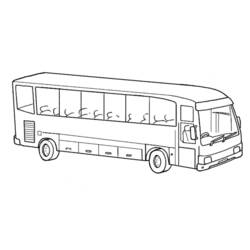 着色页: 巴士/长途汽车 (运输) #135300 - 免费可打印着色页