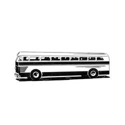 着色页: 巴士/长途汽车 (运输) #135318 - 免费可打印着色页