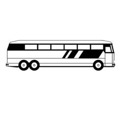 着色页: 巴士/长途汽车 (运输) #135327 - 免费可打印着色页