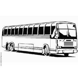 着色页: 巴士/长途汽车 (运输) #135343 - 免费可打印着色页