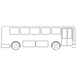 着色页: 巴士/长途汽车 (运输) #135354 - 免费可打印着色页