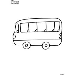 着色页: 巴士/长途汽车 (运输) #135368 - 免费可打印着色页