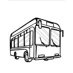 着色页: 巴士/长途汽车 (运输) #135384 - 免费可打印着色页