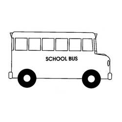 着色页: 巴士/长途汽车 (运输) #135393 - 免费可打印着色页