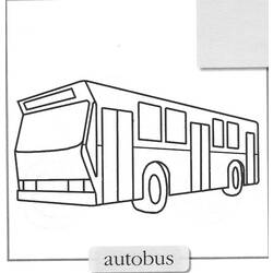 着色页: 巴士/长途汽车 (运输) #135413 - 免费可打印着色页