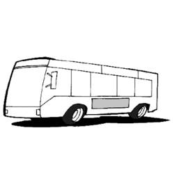 着色页: 巴士/长途汽车 (运输) #135438 - 免费可打印着色页