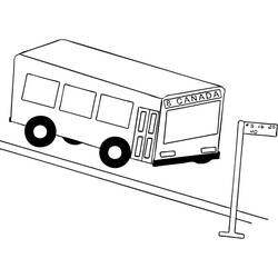 着色页: 巴士/长途汽车 (运输) #135447 - 免费可打印着色页