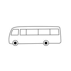 着色页: 巴士/长途汽车 (运输) #135511 - 免费可打印着色页