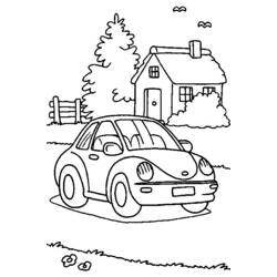 着色页: 汽车 / 汽车 (运输) #146514 - 免费可打印着色页