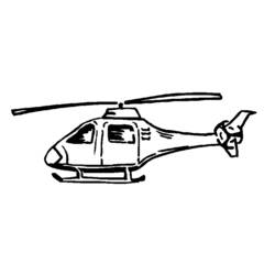 着色页: 直升机 (运输) #136029 - 免费可打印着色页