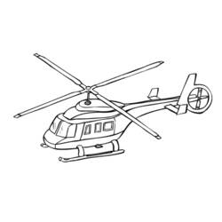 着色页: 直升机 (运输) #136030 - 免费可打印着色页