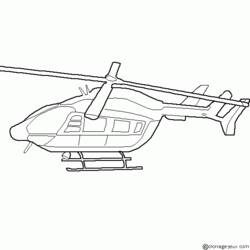 着色页: 直升机 (运输) #136062 - 免费可打印着色页