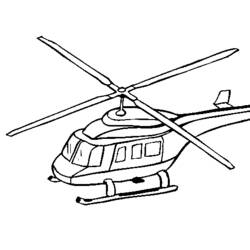 着色页: 直升机 (运输) #136098 - 免费可打印着色页