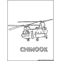 着色页: 直升机 (运输) #136147 - 免费可打印着色页