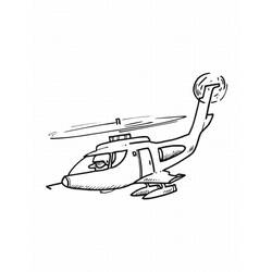 着色页: 直升机 (运输) #136171 - 免费可打印着色页
