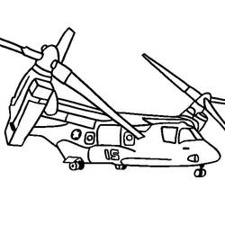 着色页: 直升机 (运输) #136214 - 免费可打印着色页