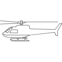 着色页: 直升机 (运输) #136228 - 免费可打印着色页