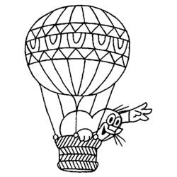 着色页: 热气球 (运输) #134594 - 免费可打印着色页