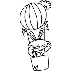 着色页: 热气球 (运输) #134642 - 免费可打印着色页