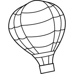 着色页: 热气球 (运输) #134688 - 免费可打印着色页