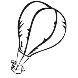 着色页: 热气球 (运输) #134701 - 免费可打印着色页
