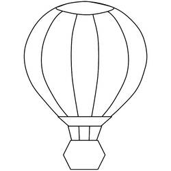 着色页: 热气球 (运输) #134715 - 免费可打印着色页