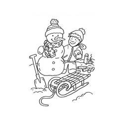 着色页: 雪橇 (运输) #142563 - 免费可打印着色页