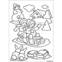 着色页: 雪橇 (运输) #142592 - 免费可打印着色页