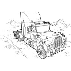 着色页: 怪物卡车 (运输) #141292 - 免费可打印着色页