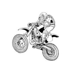 着色页: 摩托车越野赛 (运输) #136501 - 免费可打印着色页