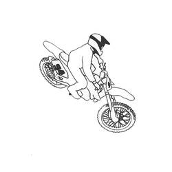 着色页: 摩托车越野赛 (运输) #136504 - 免费可打印着色页