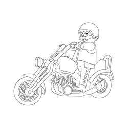 着色页: 摩托车 (运输) #136299 - 免费可打印着色页