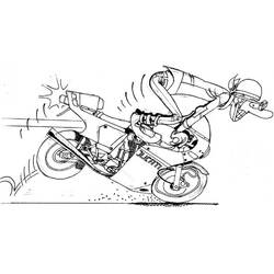 着色页: 摩托车 (运输) #136399 - 免费可打印着色页