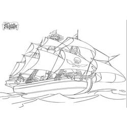 着色页: 海盗船 (运输) #138241 - 免费可打印着色页