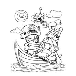 着色页: 海盗船 (运输) #138242 - 免费可打印着色页