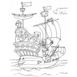 着色页: 海盗船 (运输) #138248 - 免费可打印着色页