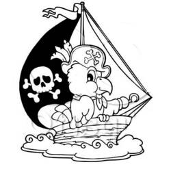 着色页: 海盗船 (运输) #138255 - 免费可打印着色页