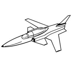 着色页: 飞机 (运输) #134802 - 免费可打印着色页